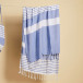 Ella Handduk Hamam 90x170cm Blå