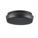 Optisk brandvarnare 10 cm Svart