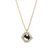 Set Emily Jet Halsband & Örhängen Black Crystal