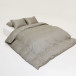 Bäddset Arkipelag Blank Enkelt Dark Greige 150x210cm