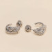 Petite Yves Knot Örhänge Silver