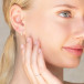 Alliance Diamond Hoops Örhänge Silver