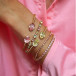 Armband Mini drop Gold Light Rose