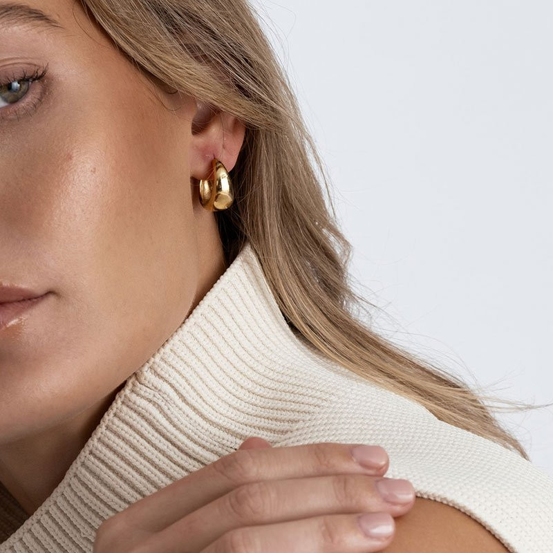 Örhänge Bold Hoops Medium