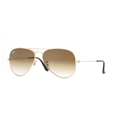 Solglasögon Aviator large metal, Gold, Brown (RB3025 001/51)