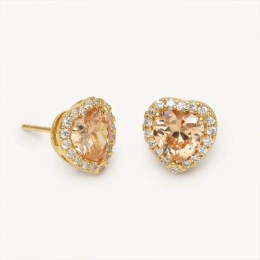 Örhänge Delphine Stud Light Champagne