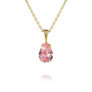 Halsband Petite Drop Gold Light Rose
